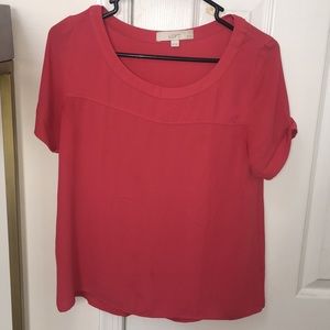 Loft Blouse. XS. Petite. 100% Polyester.